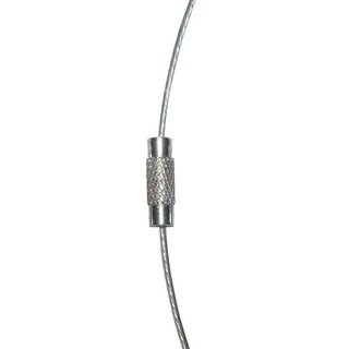 Edelstahlreifen silber 50 cm mit Schraubverschluss