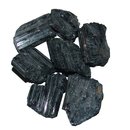 Turmalin schwarz ca. 100 g, Schörl Rohsteine Wassersteine...