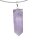 Amethyst Spitze als Anhänger schöne lila Farbe mit silberfarbener Öse