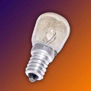 Glhbirne E14-15 Watt Spezial-Leuchtmittel fr Salzlampe und Khlschrank