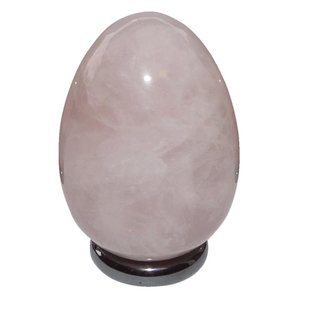 Rosenquarz ca. 48 mm Ei auch als Handschmeichler gute Steinqualität
